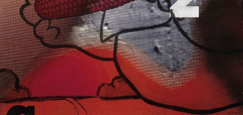 Mimmo Rotella - Paysage Plastique