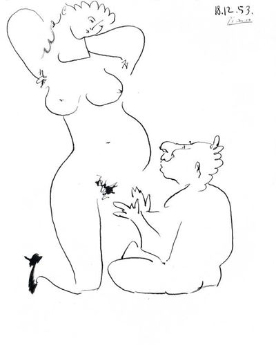 Femme Et Nain