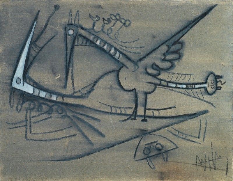 Wifredo Lam - Due Uccelli