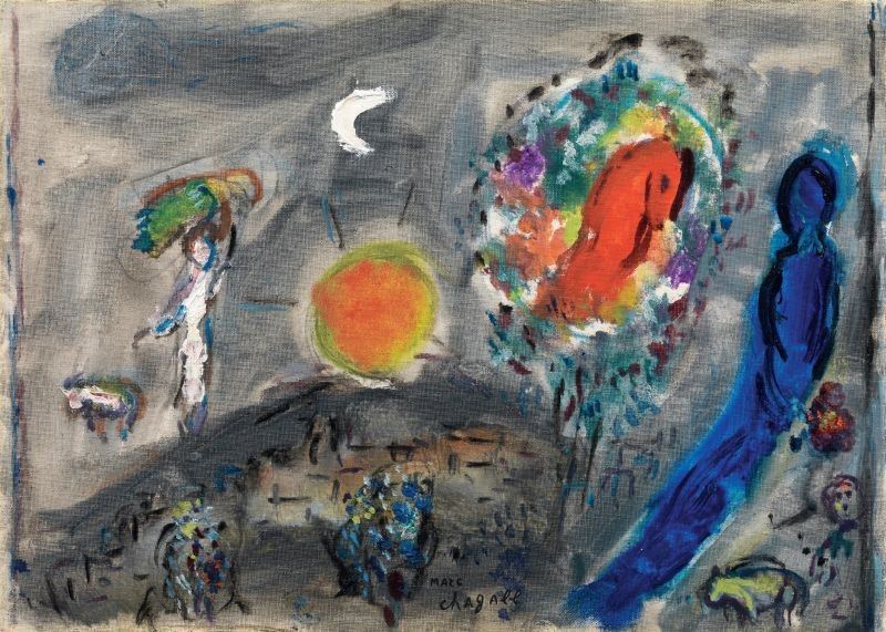 Marc Chagall - Studio per «saint Jeannet»
