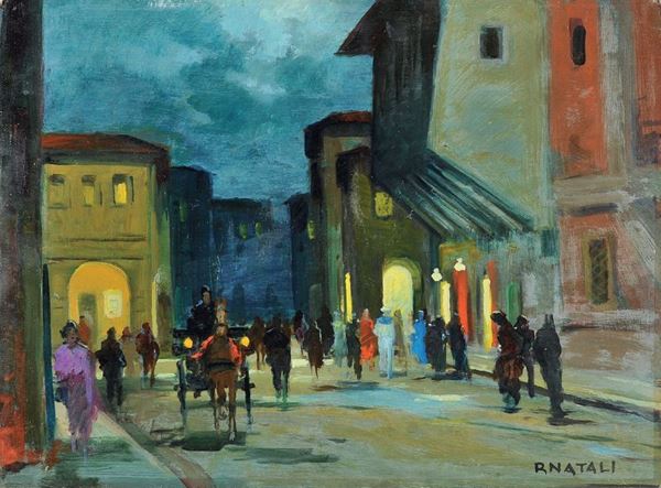 Renato Natali - Via Vecchia, (1940 ca.)