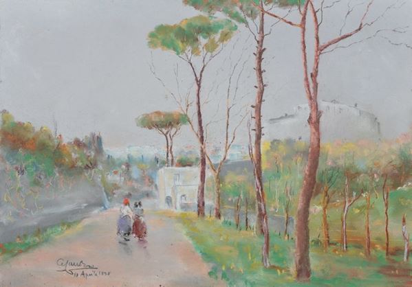 Giuseppe Casciaro - Paesaggio napoletano