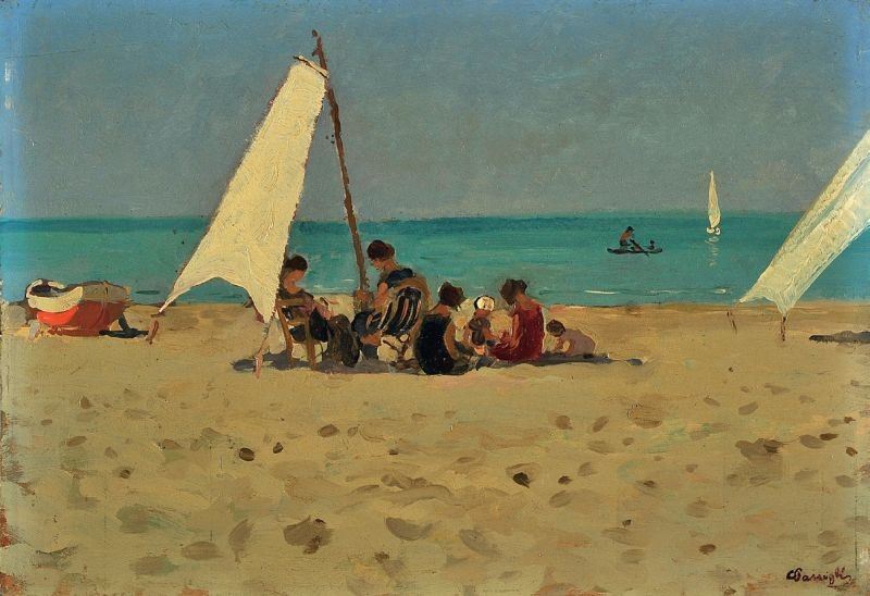 Carlo Passigli - Bambini al Mare