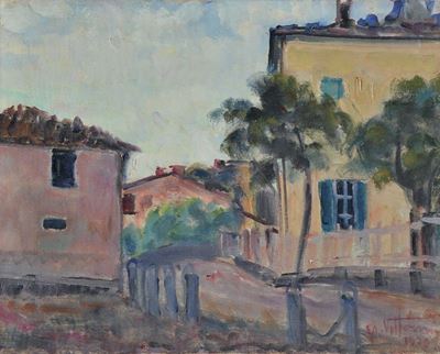 Paesaggio con Case