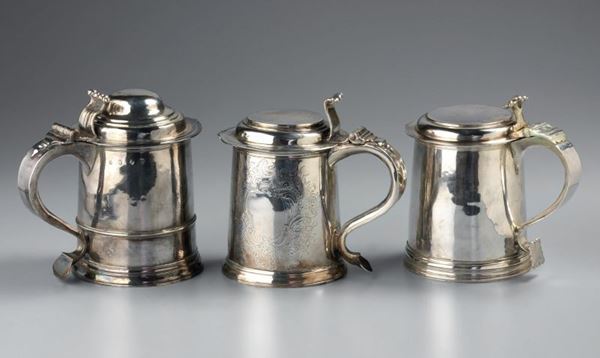 Tankard in argento