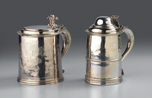 Tankard in argento
