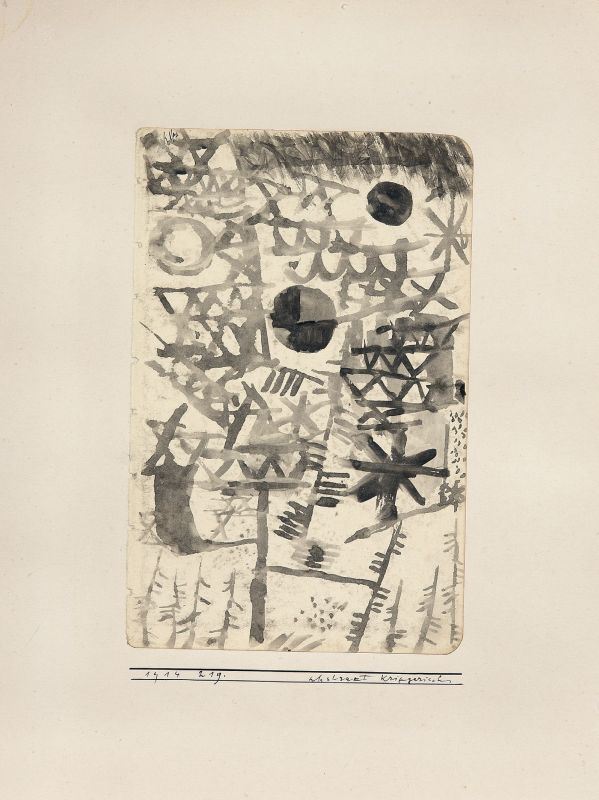 Paul Klee - Abstract Kriegerisch
