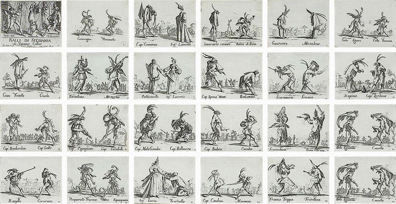 Jacques Callot - Balli di Sfessania