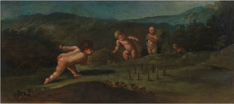 Scuola Emiliana Fine XVII Secolo - Gioco di Putti