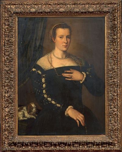 Ritratto di Dama con Cagnolino