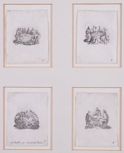 Jacques Callot - Les quatre banquets