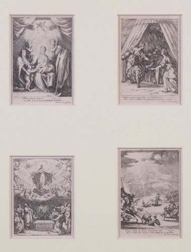 Jacques Callot - Lotto di Quattro Incisioni a Soggetti Vari