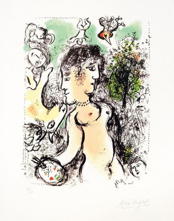 Marc Chagall - Nu au Visage double