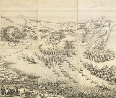 Les Six Grandes Planches Gravée Par Callot (siège De L'ile De Ré)