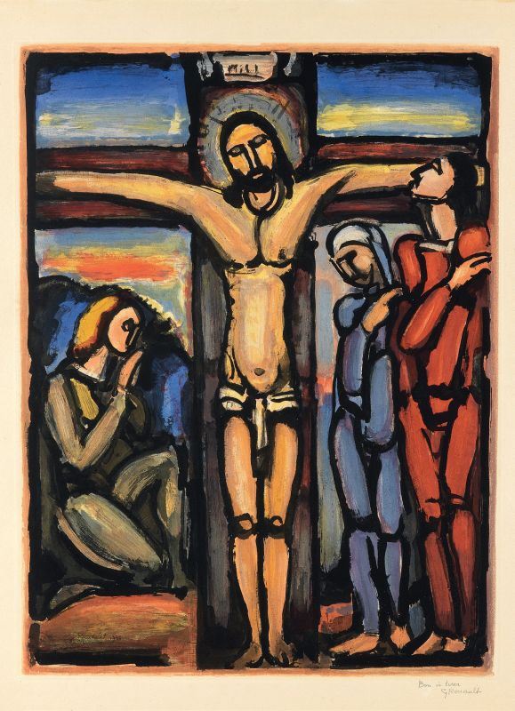 Georges Rouault - Christ en croix