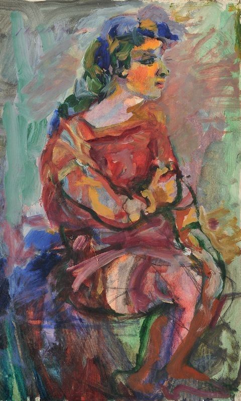 Mino Maccari - Figura Femminile