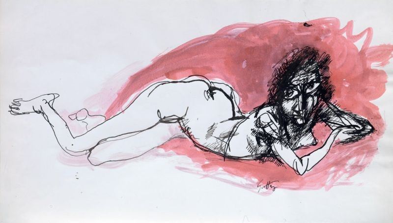 Renato Guttuso - Nudo di Donna