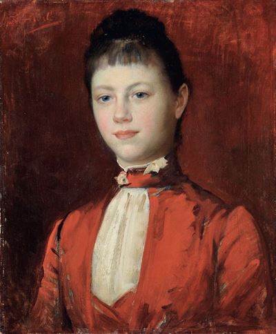 Ritratto di Donna dalla Veste Rossa