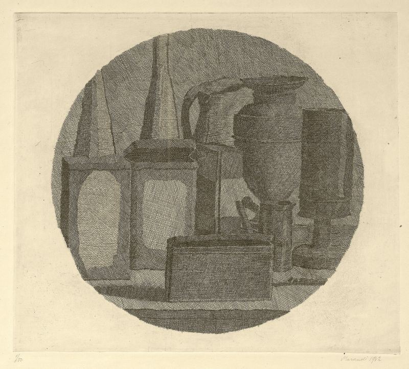 Giorgio Morandi - Natura Morta in un Tondo