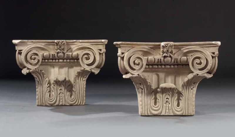 Coppia di Capitelli Direttorio