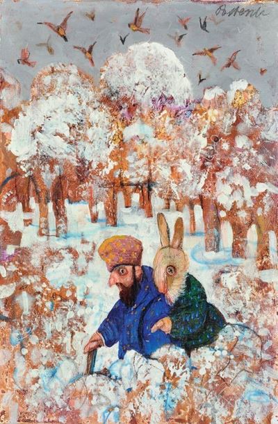 D'inverno con un Badante