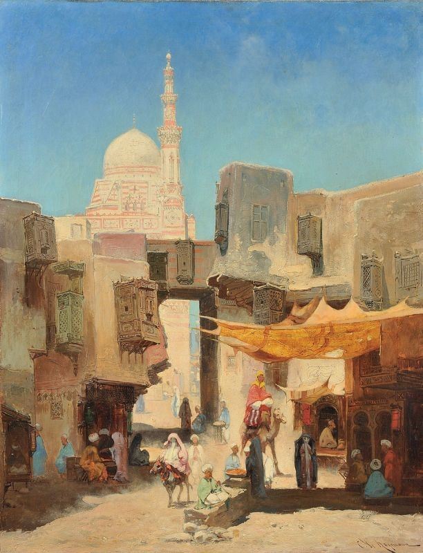 Gregory De Hagemann - Scena di Vita Orientale