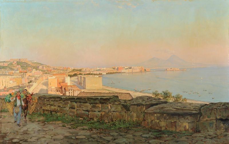 Eduardo Monteforte - Veduta di Napoli