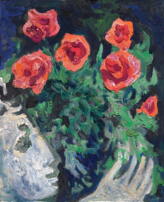 Carlo Levi - Figura nel Roseto