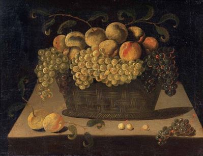 Natura Morta con Cesto di Frutta