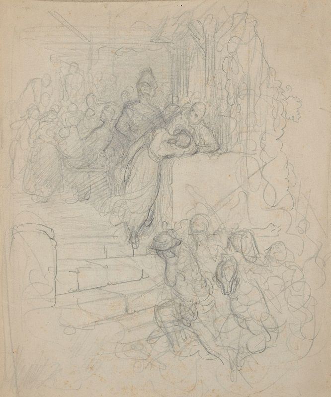 Gustave Doré - Studio per Illustrazione