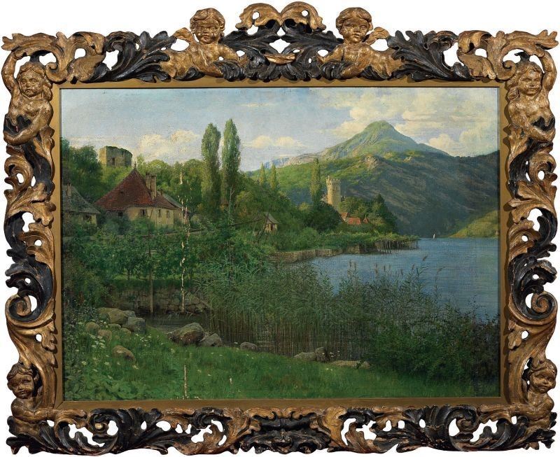 G. Giant - Paesaggio Montano con Lago