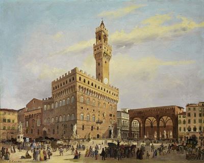 Veduta di Piazza della Signoria