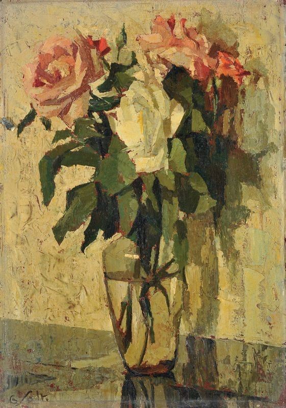 Giulio Salti - Vaso di Rose