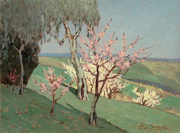 Giovanni Lomi - Primavera in campagna