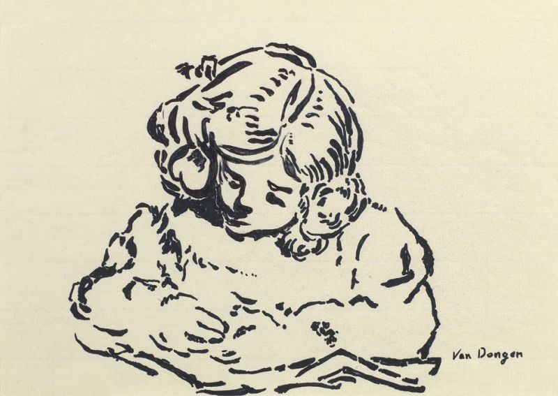 Kees Van Dongen - Ritratto di Bambina