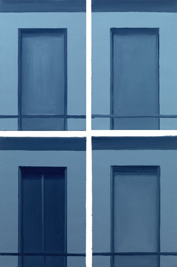 Marco Neri - Quattro dipinti dalla serie «Windows»