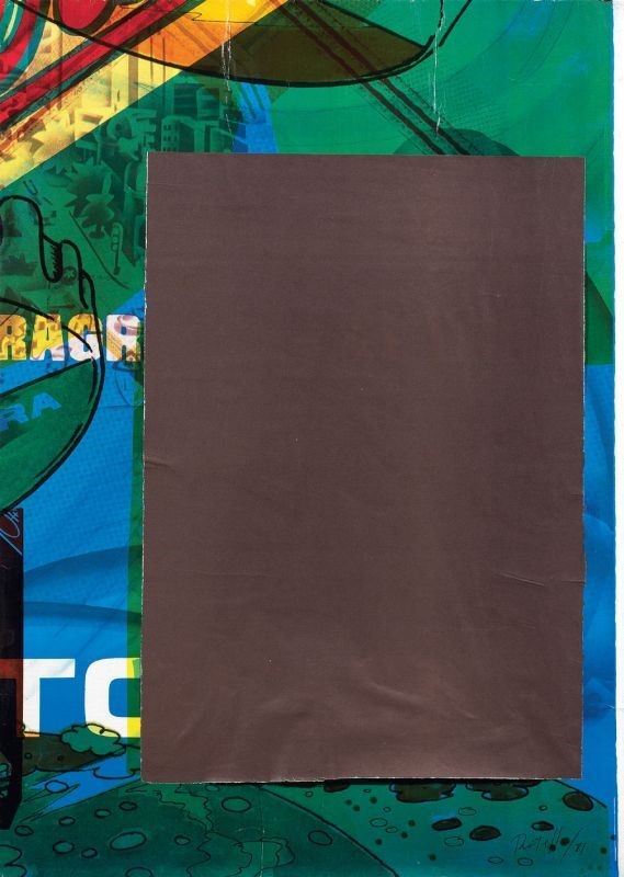 Mimmo Rotella - Irradiante Colorato