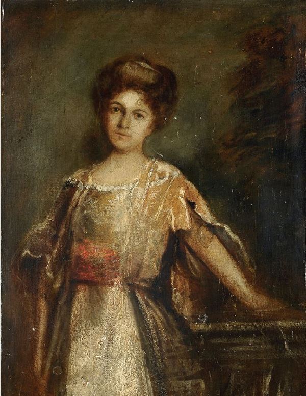 Franz von Lenbach - Ritratto di signora