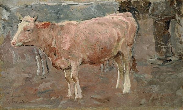 Ruggero Panerai - Mucche con contadino
