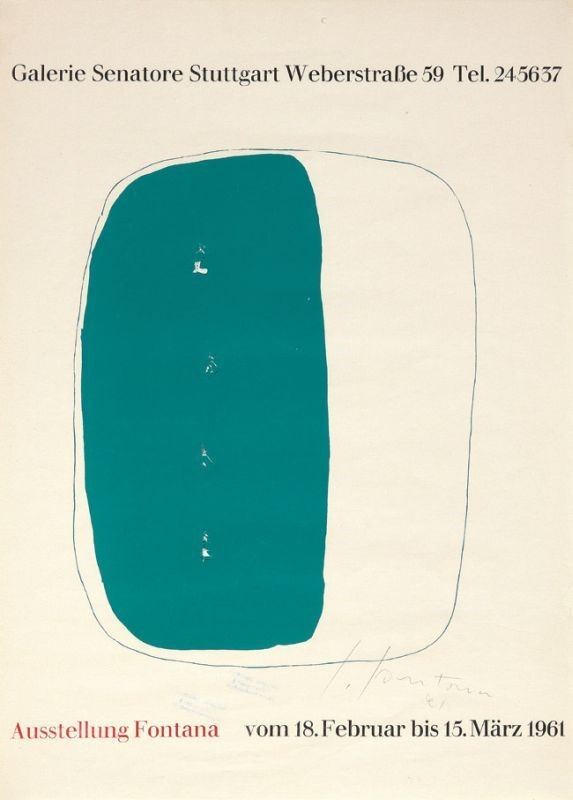 Lucio Fontana - Lotto di Quattro Manifesti