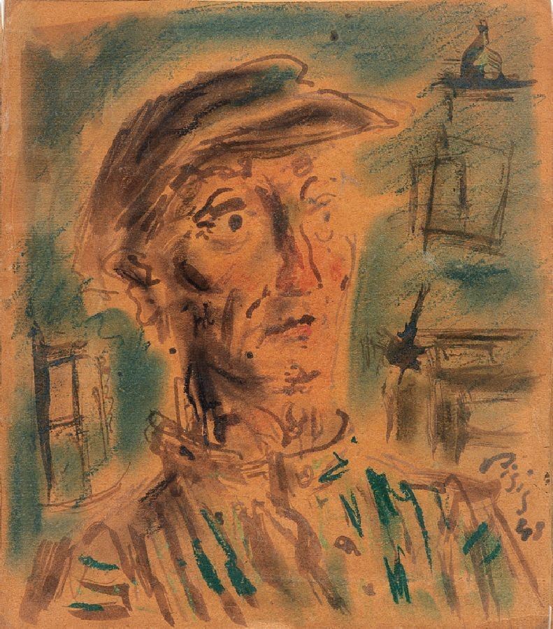 Filippo De Pisis - Testa D'uomo