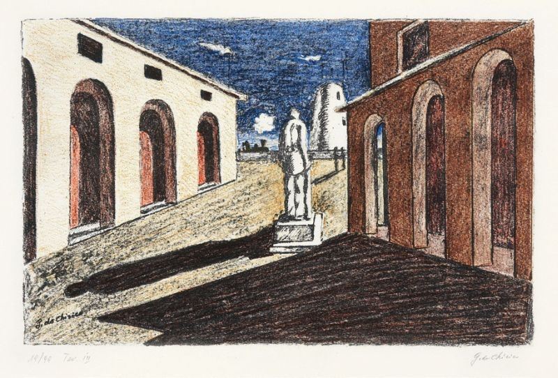 Giorgio De Chirico - Solitudine Dell'uomo Politico