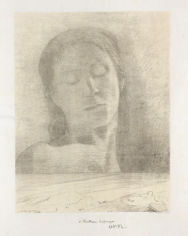 Odilon Redon - Yeux Clos