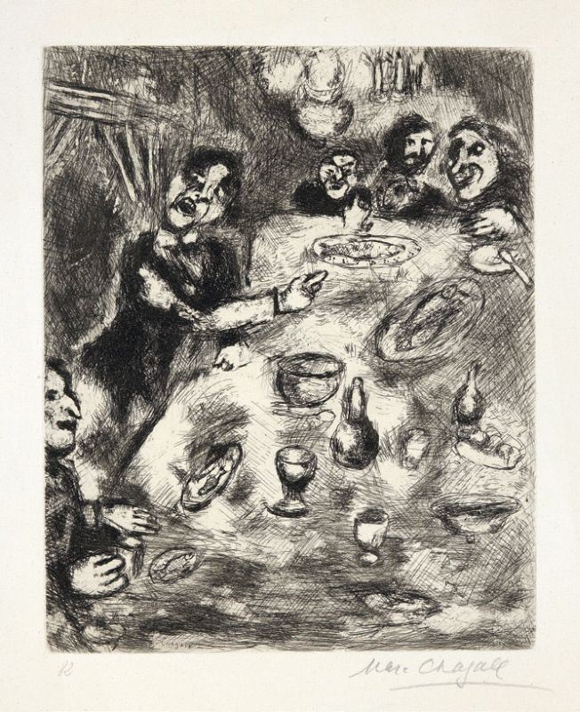 Marc Chagall - Le Rieur Et Les Poissons