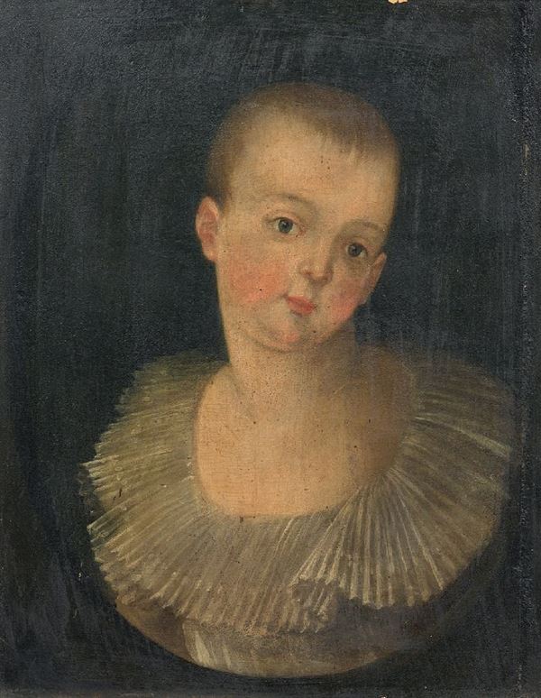 Ignoto neoclassico del XIX secolo - Ritratto di bambina