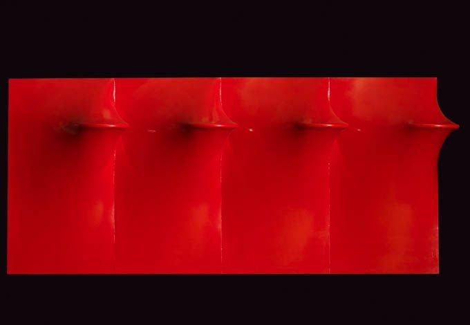 Agostino Bonalumi - Rosso