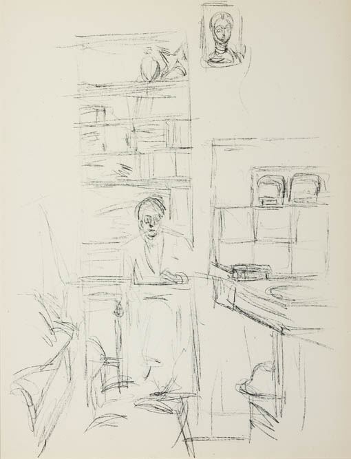 Alberto Giacometti - Uomo nello studio