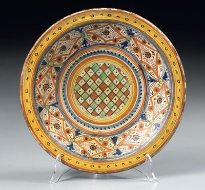 Piatto in Maiolica Policroma