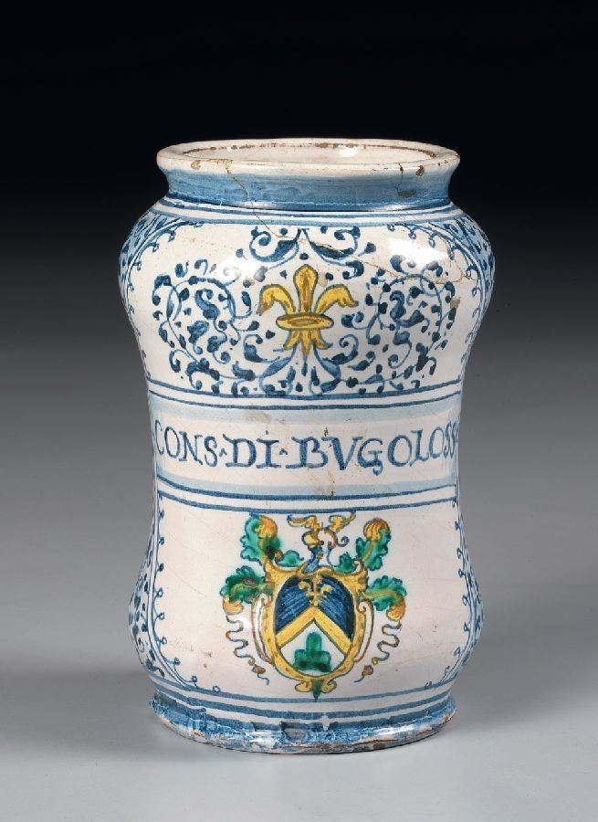 Albarello in Maiolica Policroma