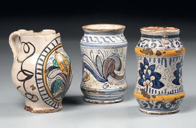 Albarello in Maiolica Policroma